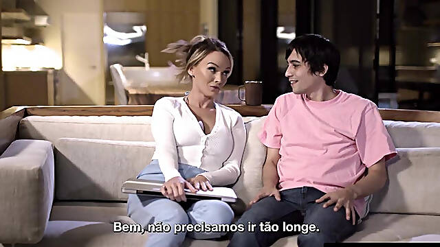 ADULT TIME MILF Pristine Edge Kept Up All Night By Stepson s Desire To Fuck PORTUGUESE SUBTITLES