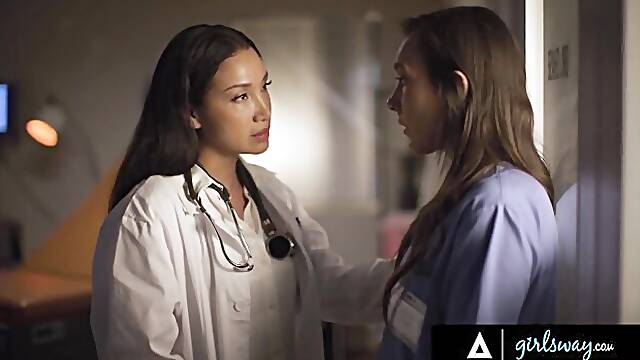 Fantastic Sinn Sage and Vicki Chase at big ass trailer