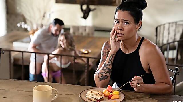 Big tits trailer with sultry Coco Lovelock and Dana Vespoli from Pure Taboo