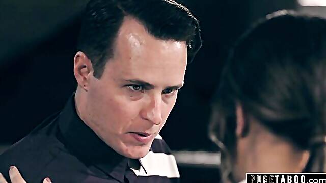Lascivious Justin Hunt and Alina Lopez - blowjob scene - Pure Taboo