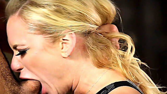 Big tit Briana Banks worked out by a big hard cock