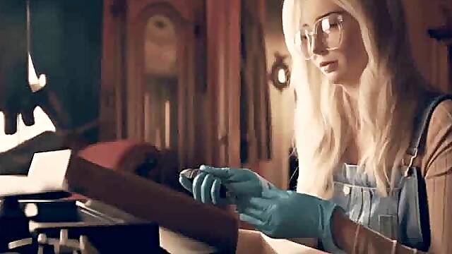 Busty Blonde Gets Mind Controlled By Alien Worm Later Fucks Her Lady Roommate