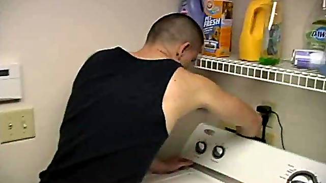 Housewife SCREWS the PLUMBER