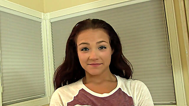 Easily Seduced Tan Line Brunette Babe Fucks Lucky Beach Guy
