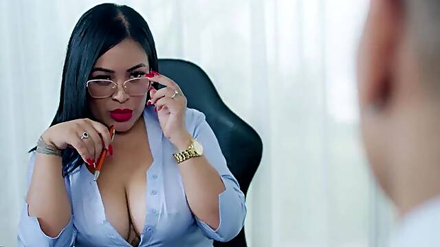 ⁣I Fuck My Latina Secretary with Big Tits